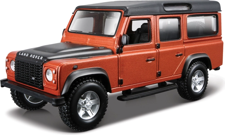 Bburago Land Rover Defender 110 oranž metallik 1:32