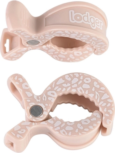 Lodgeri klambrid mähkimistekile swaddle clip blush dot (2 tk)