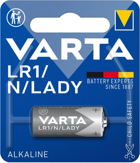 VARTA LR1 (N, Lady) leeliseline patarei 1,5 V