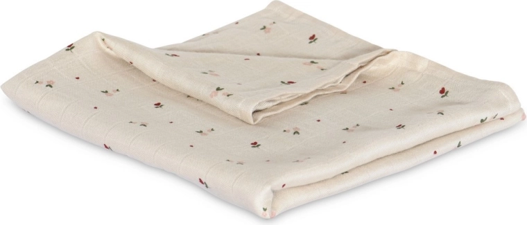 NuuRoo Valentin musliinist bambusmähkimislina Flower Love