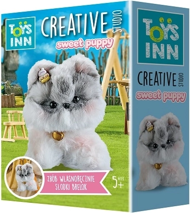 Stnux Sweet puppy grey kitten plush toy