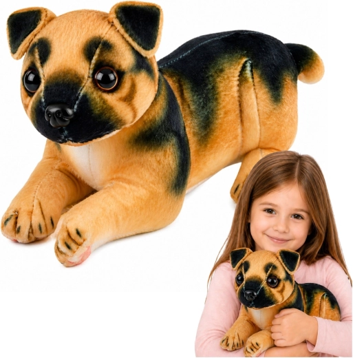 Plush German Shepherd 25 cm – a realistic dog for cuddling