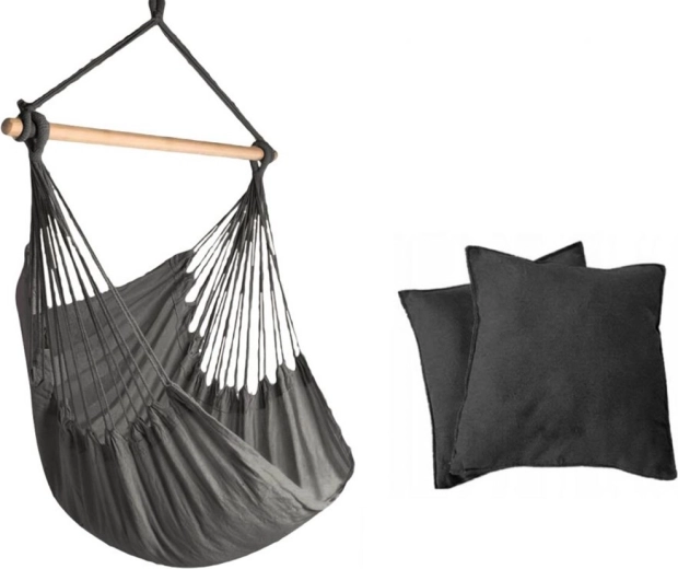 Baby Mix Brazilian Hanging Swing Chair, Dark Gray