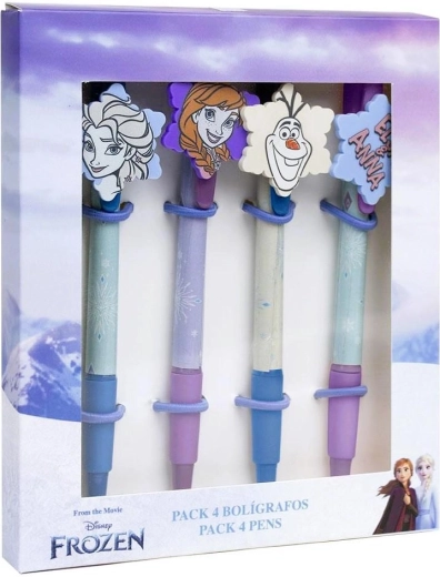 4 Frozen pastapliiatsi komplekt