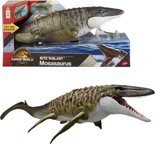Jurassic World Mosasaurus with Bite Attack