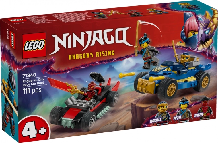 Lego Ninjago võidusõit Rogue vs. Drix (71840)