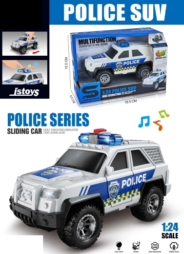 Politseiauto efektidega 15 cm