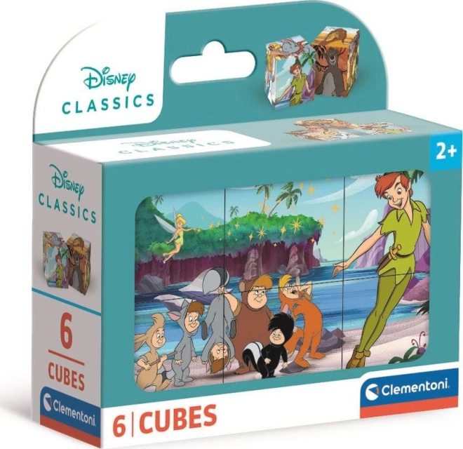 Disney muinasjuttude pildikuubikud – 6 kuubikut CLEMENTONI