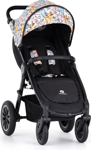 Petite&Mars spordikäru Street+ Air black limited 100 Faces