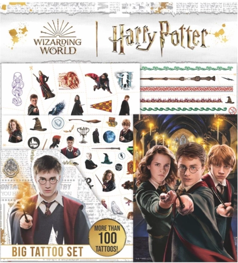 Suur Harry Potteri loovkomplekt märkmiku ja tätoveeringutega