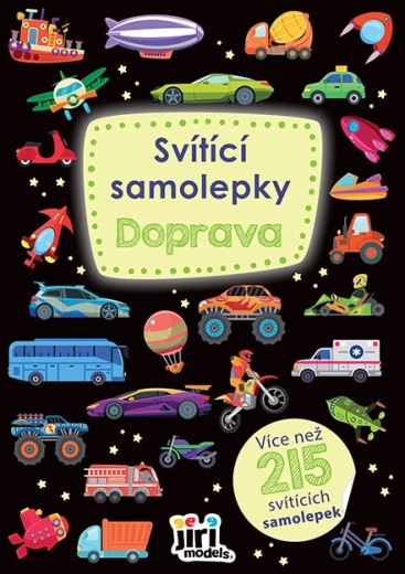 Glow-in-the-dark Transportation Stickers (200 pcs)