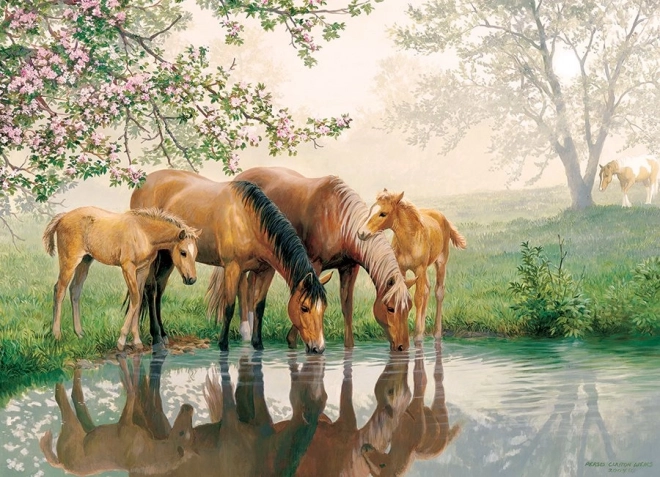 Family Puzzle Horse Family 350 Pieces COBBLE HILL