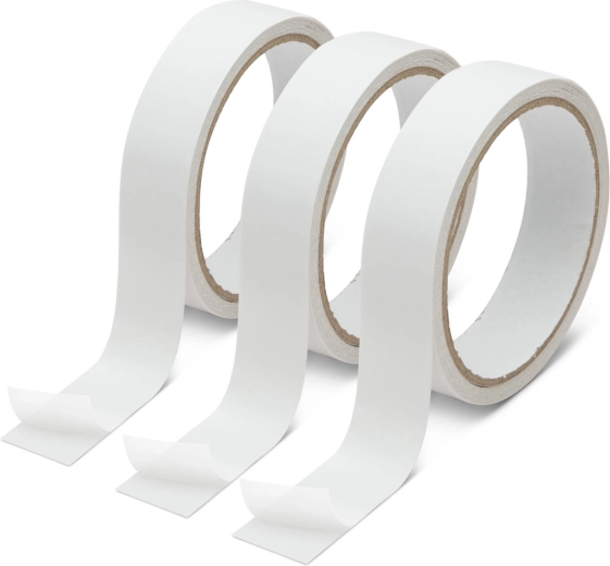 Kahepoolse teibi komplekt, 8 m × 24 mm, 3 tk