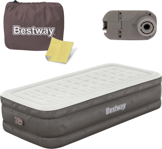Täispuhutav voodi sisseehitatud elektripumbaga 191 × 97 × 46 cm BESTWAY