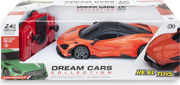 McLaren 765LT RC remote-controlled sports car 1:24 orange 17 cm - 1 piece