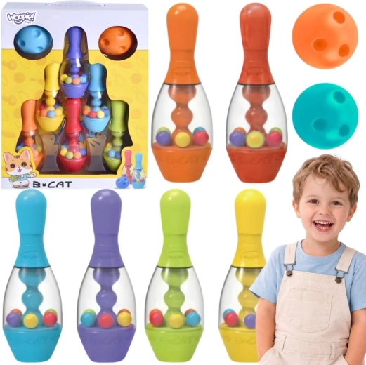Laste sensoorsed keeglid Woopie – 8 tk