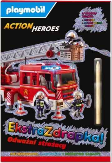 Playmobil Action Heroes – Extra Scratch Book: Brave Firefighters