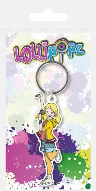 Lollipopz kollane võtmehoidja
