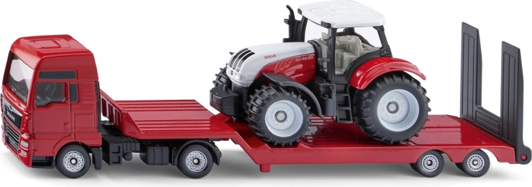 Siku Super veduk MAN koos haagise ja Steyr traktoriga