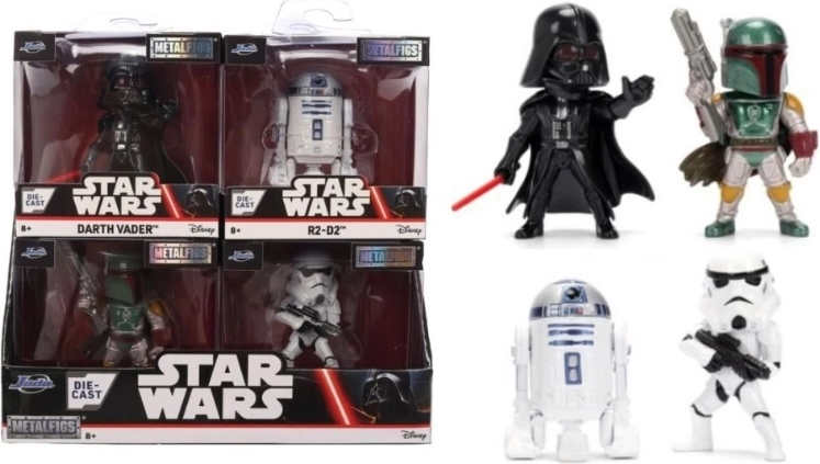 Jada Toys Star Wars collectible mini figures 6.5 cm (assortment of 4 pcs)
