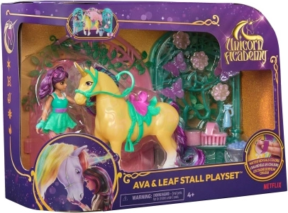 Unicorn Academy Ava ja ükssarvik Leaf värava ja aksessuaaridega komplekt