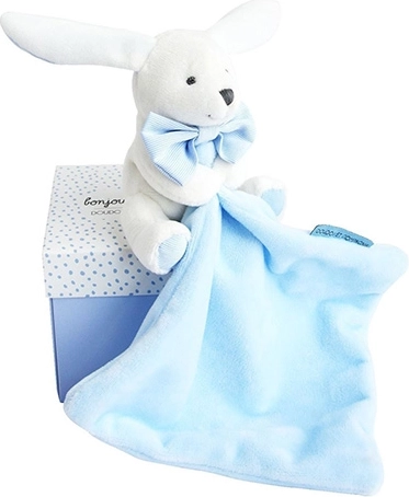 Doudou kinkekomplekt sinine – jänku kaisutekiga 10 cm