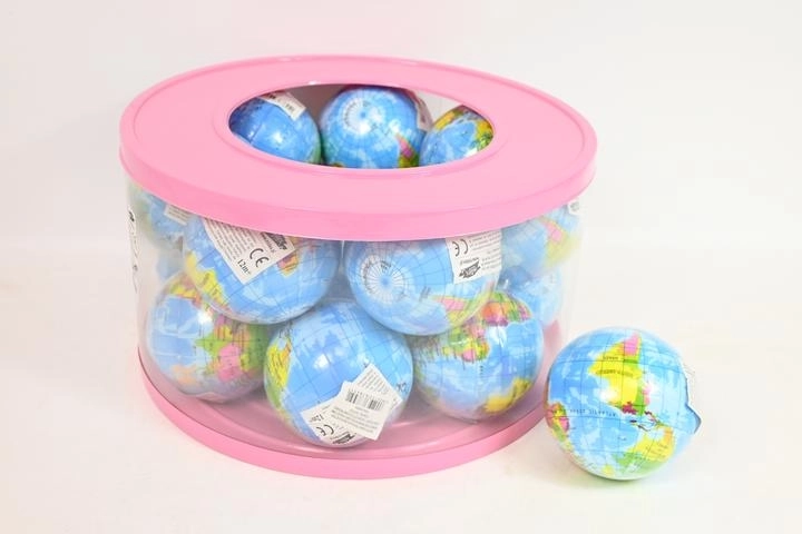 Pehme laste pall „gloobus” 10 cm