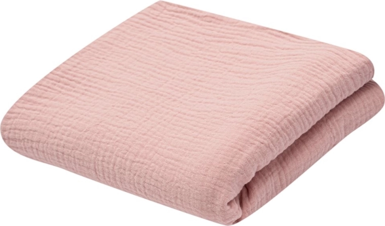 Muslin baby blanket New Baby 70 × 100 cm pink