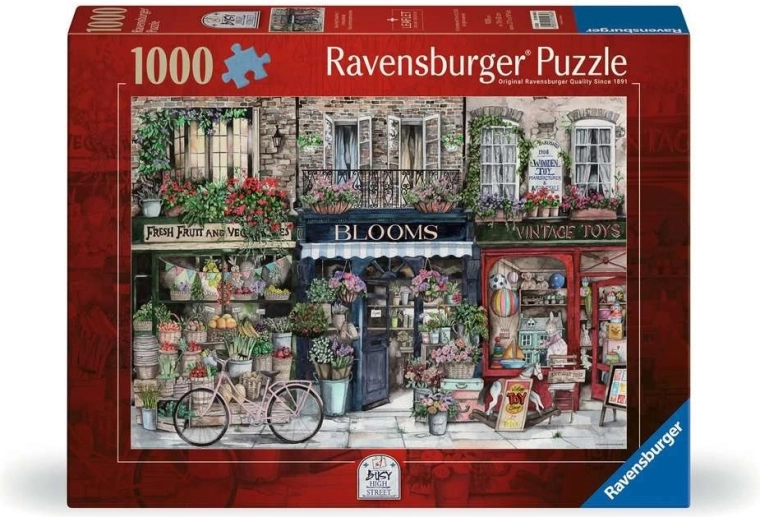 Ravensburger pusle Busy High Street 1000 tükki