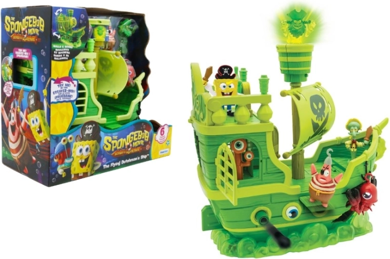 SpongeBob – Lendav Hollandlane piraadilaev 6 figuuriga