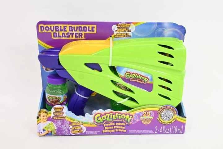 Gazillion Double Bubble Blaster 2v1 mullimasin LED-tuledega