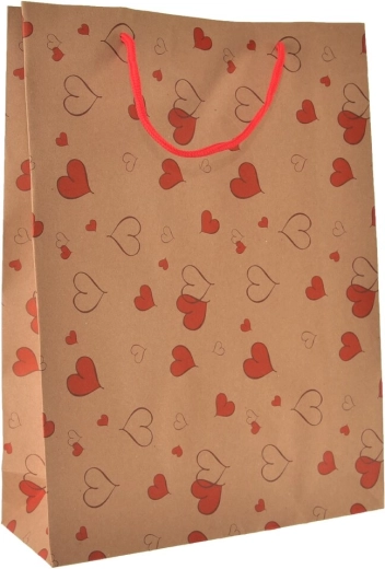 Gift Bag with Hearts