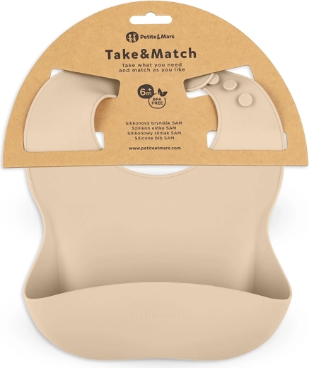 Petite&Mars silikoonist pudipõll Take&Match desert sand