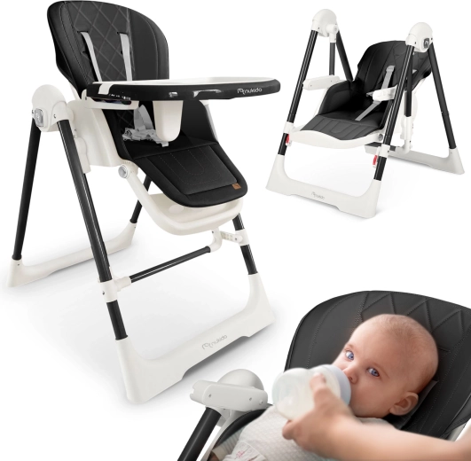 Nukido Elite must 3-in-1 laste söögitool