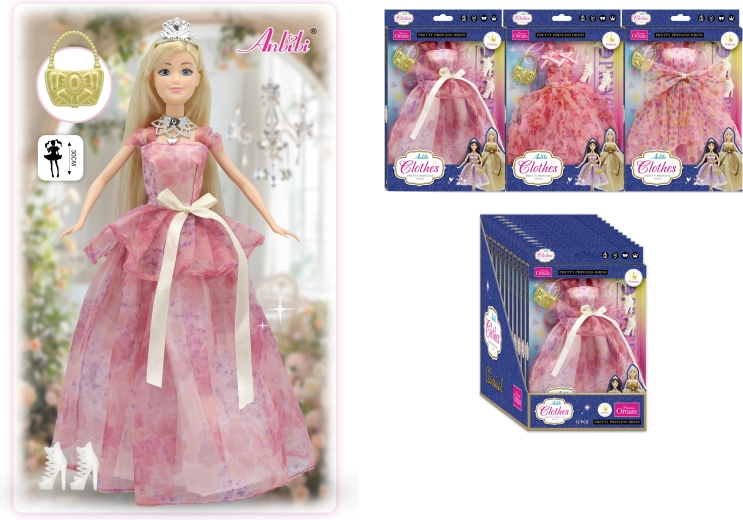 Elegant dresses for 30 cm dolls – multiple styles