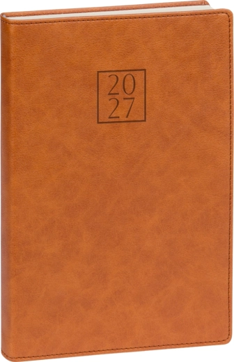 Notique päevik Prestigio 2027, pruun, 15 × 21 cm