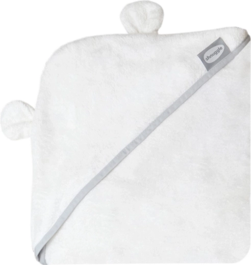 Shnuggle mähkimisrätik kapuutsiga white