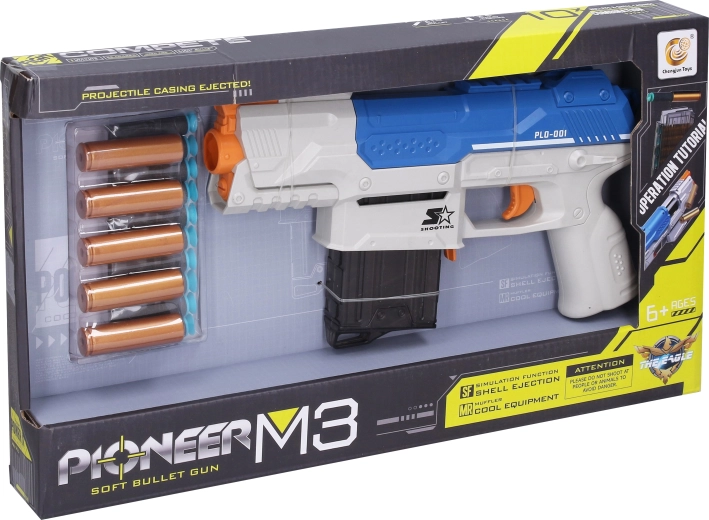 Pioneer M3 toy rifle with foam darts and cartridges - 1 pc