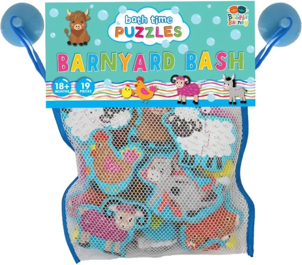 Buddy & Barney farm bath stickers puzzle