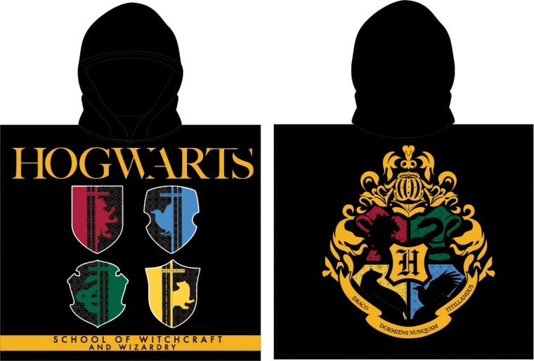 Harry Potter poncho for boys 55 × 110 cm