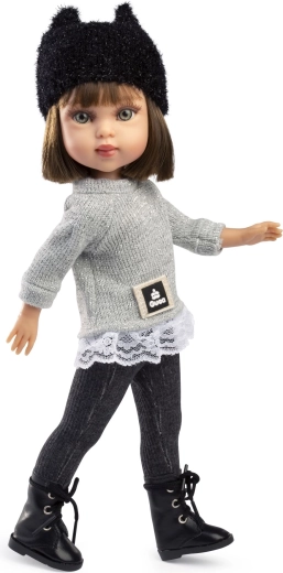 Guca realistlik nukk Penelope täielikult vinüülist kehaga, 34 cm
