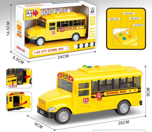 Valguse ja heliga koolibuss 1:20