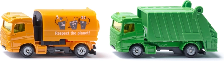 Siku Municipal Set with Sweeper and Garbage Truck