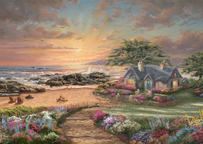 Puzzle Cottage on the Shore 1000 pieces