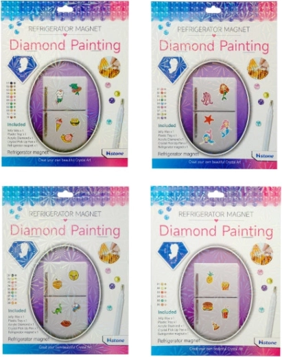 Creative Kit for Making Magnets with Colorful Crystals