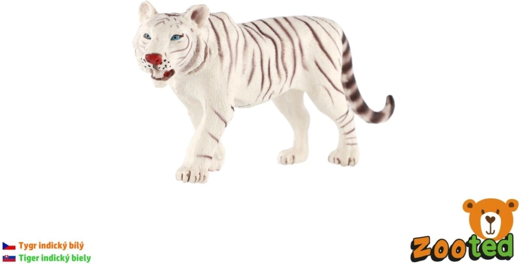 Valge tiiger – realistlik plastfiguur 14 cm