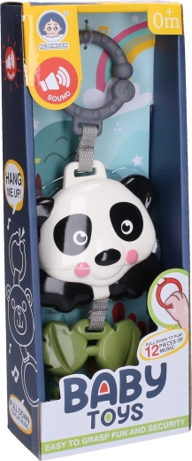 Riputatav muusikaline panda 29 cm – 1 tk