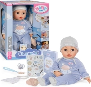 Interaktiivne nukk BABY born Alexander 43 cm