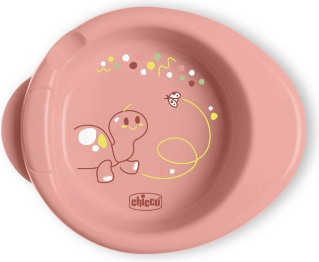 Chicco non-slip thermal plate Warmy pink 6m+