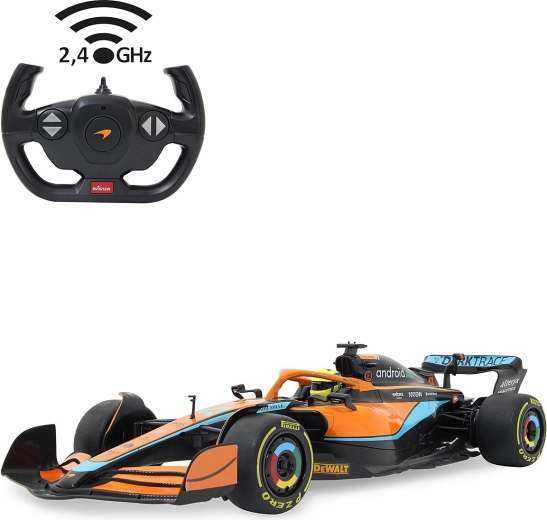 RC McLaren MCL36 Formula 1 car at 1:12 scale with 2.4 GHz controller